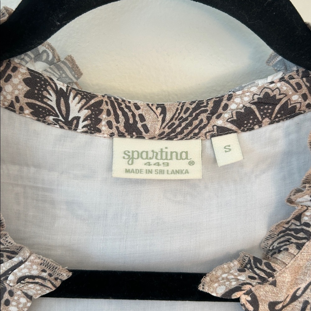 Spartina 449 Maisie Dress in Arbor Neutral size Women’s Small - Picture 4 of 9